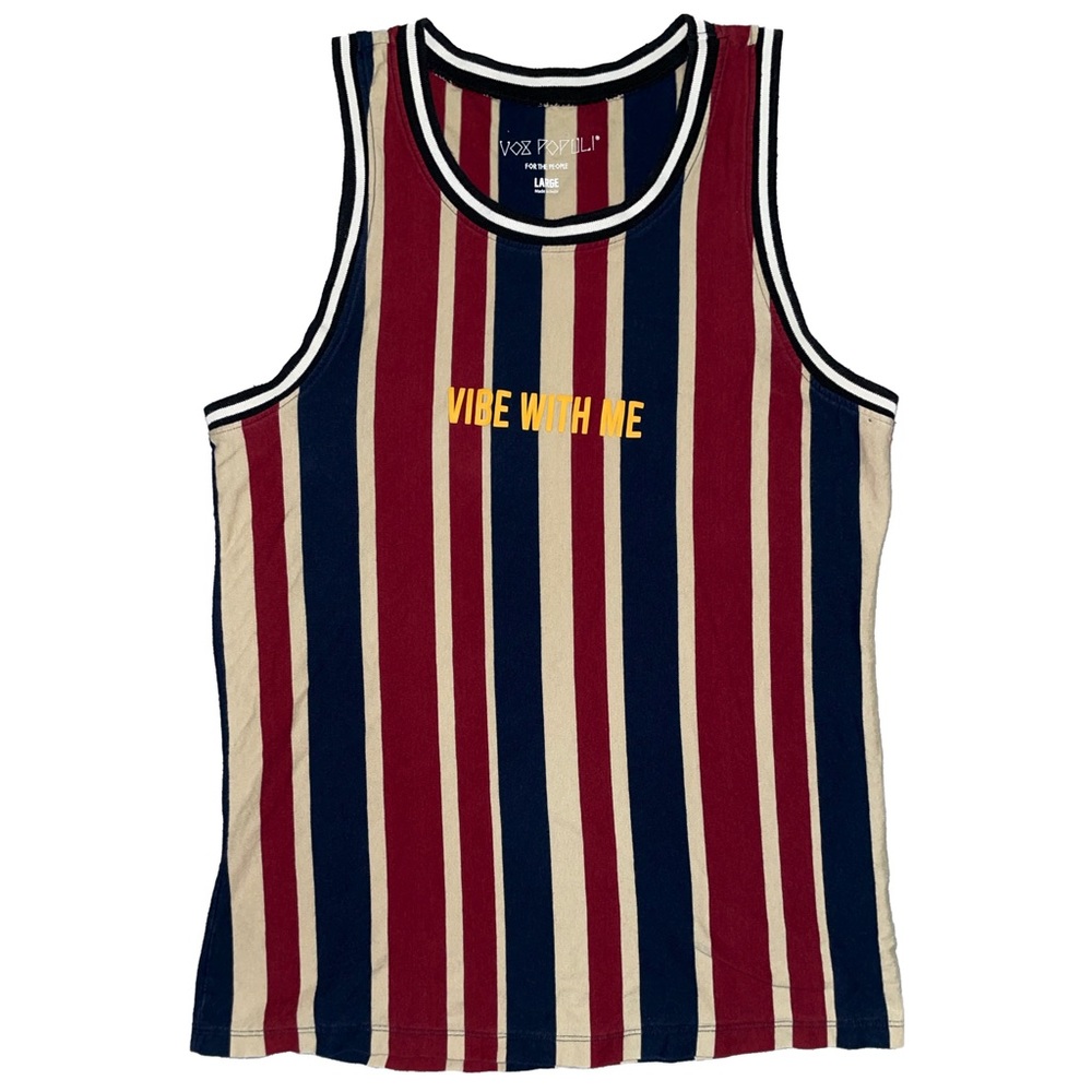 Vox Populi - Vibe With Me - Striped Tank Top (L)